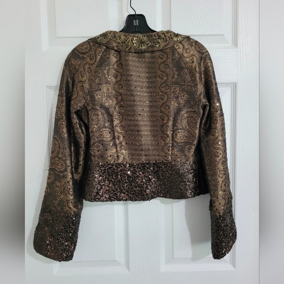 Baisers Rouge Elegant Blazer Jacket Women's Size S(6) Formal Decorative - Picture 2 of 16